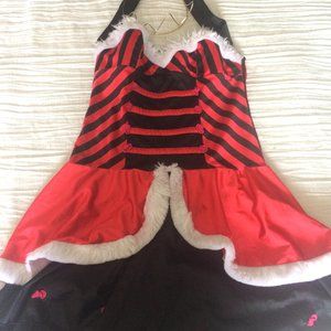 SOLD - Sexy Adult Queen of Hearts Halloween Costume